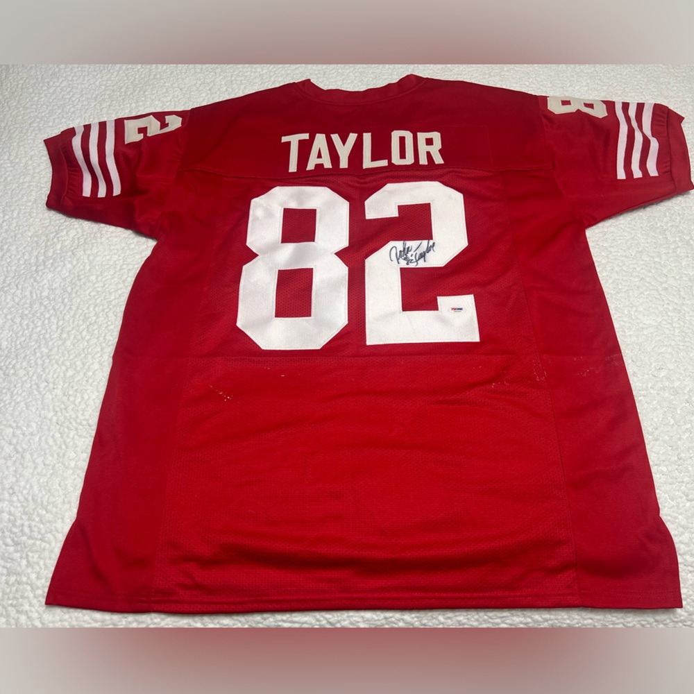 John Taylor Signed Jersey PSA/DNA JSA San Francisco 49ers Autographed